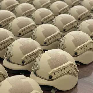 Combat helmet batch, high-cut shells